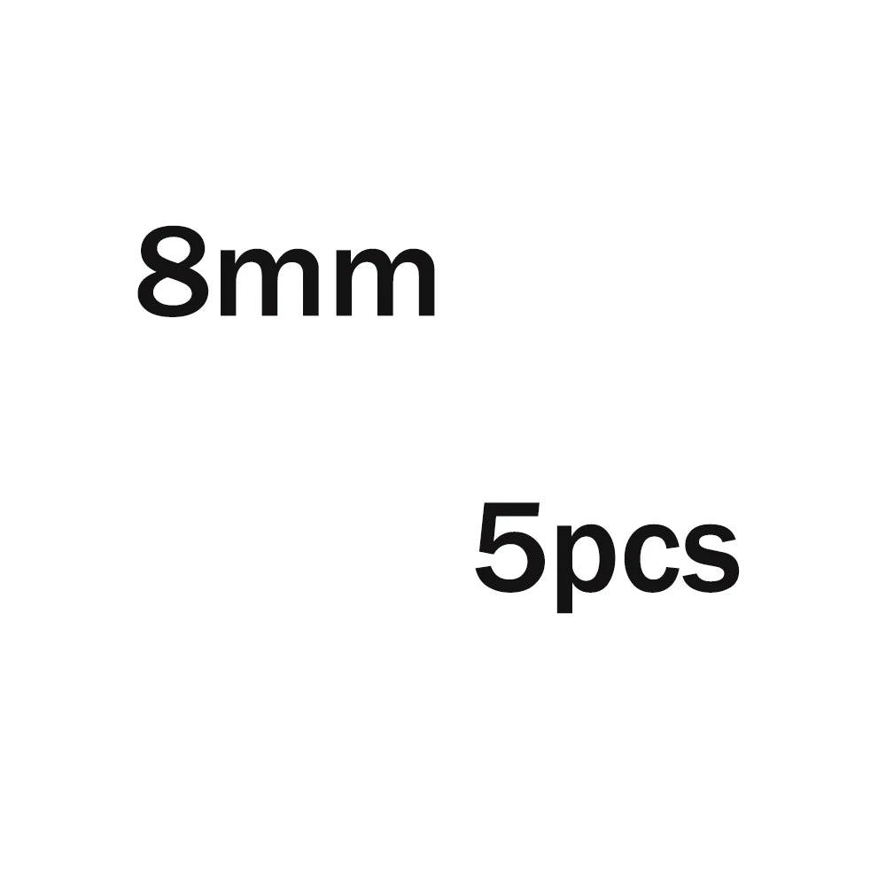 2-10MM REAL 925 Sterling Silver Round Beads Spacer Beads Silver Bead for Jewelry Making Findings Bracelet Necklace Accessories