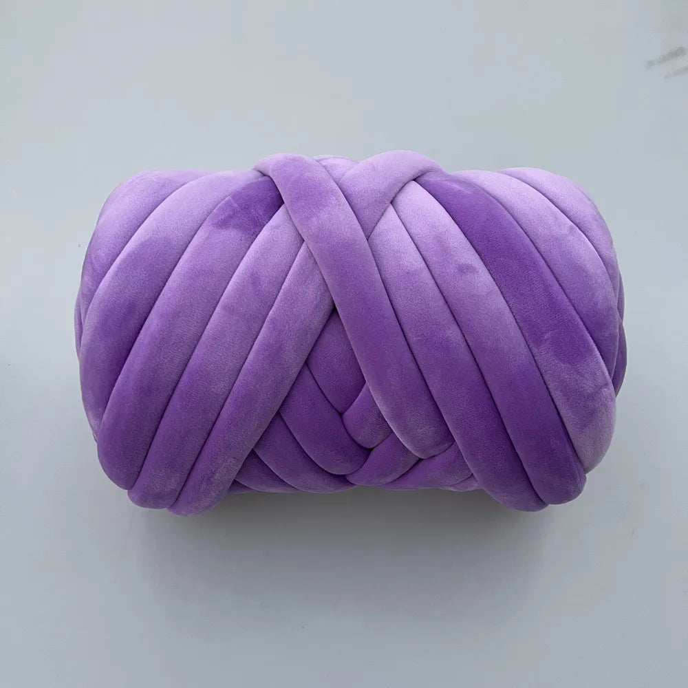 Velvet Chunky Yarn 500G Bulky Wool For DIY Blankets Hats
