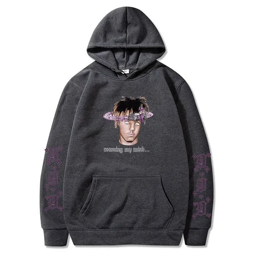 Rapper Juice Wrld 999 Letter Printed Hoodie Y2k Women's Casual Fashion Sportswear Autumn/Winter Hoodie Men's Women's Clothing