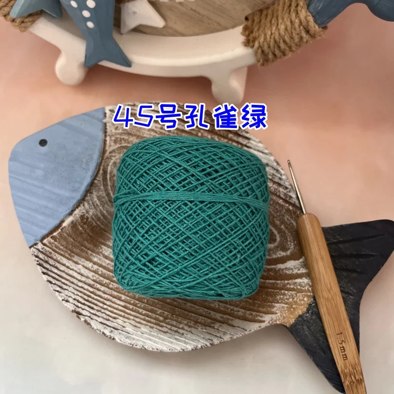 100g 100% Cotton Crocheting Lace Yarn for Hand Knitting and Amigurumi Projects