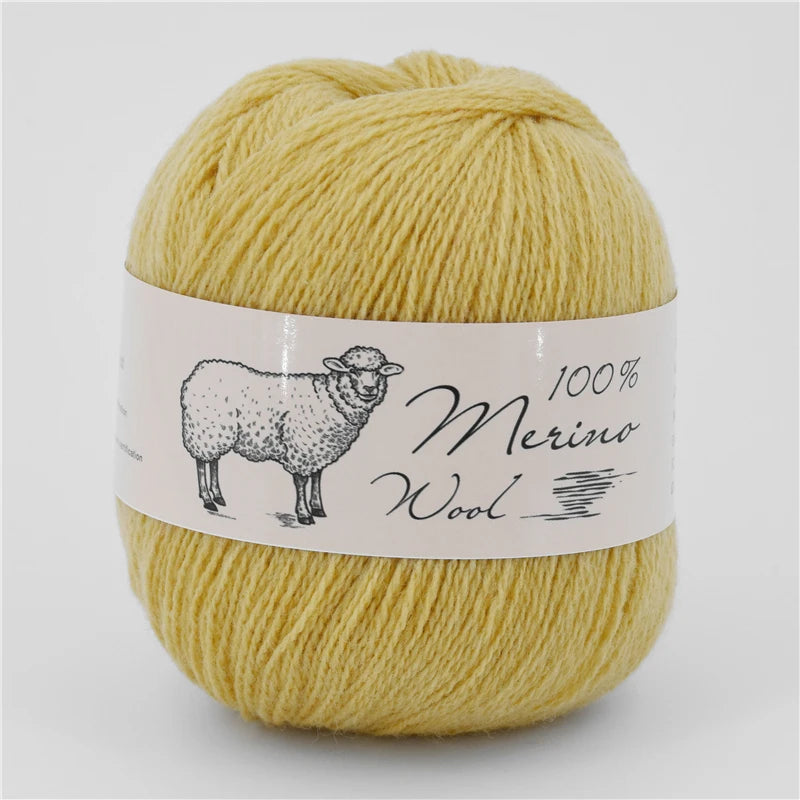 100 Percent Wool Yarn for Knitting Lightweight Crochet Thick Thread Hand Knitted Mohair Sweater Merino Wool 50g
