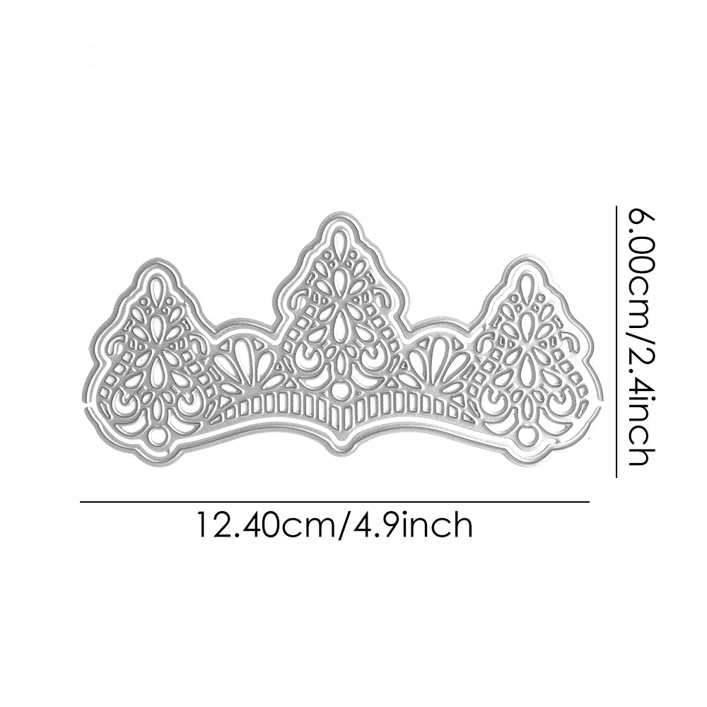 Retro Edges Metal Cutting Dies for DIY Card Making and Scrapbooking Crafting Supplies
