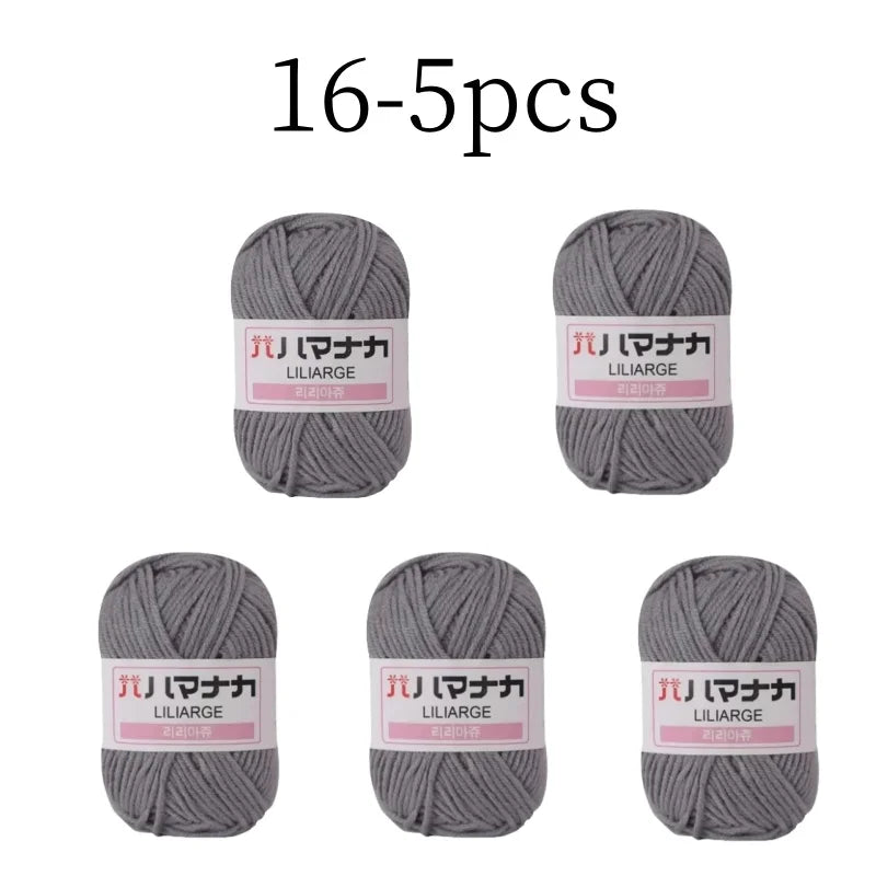 Soft Thick Wool Yarn For Knitting Crochet Classic 25g Ball