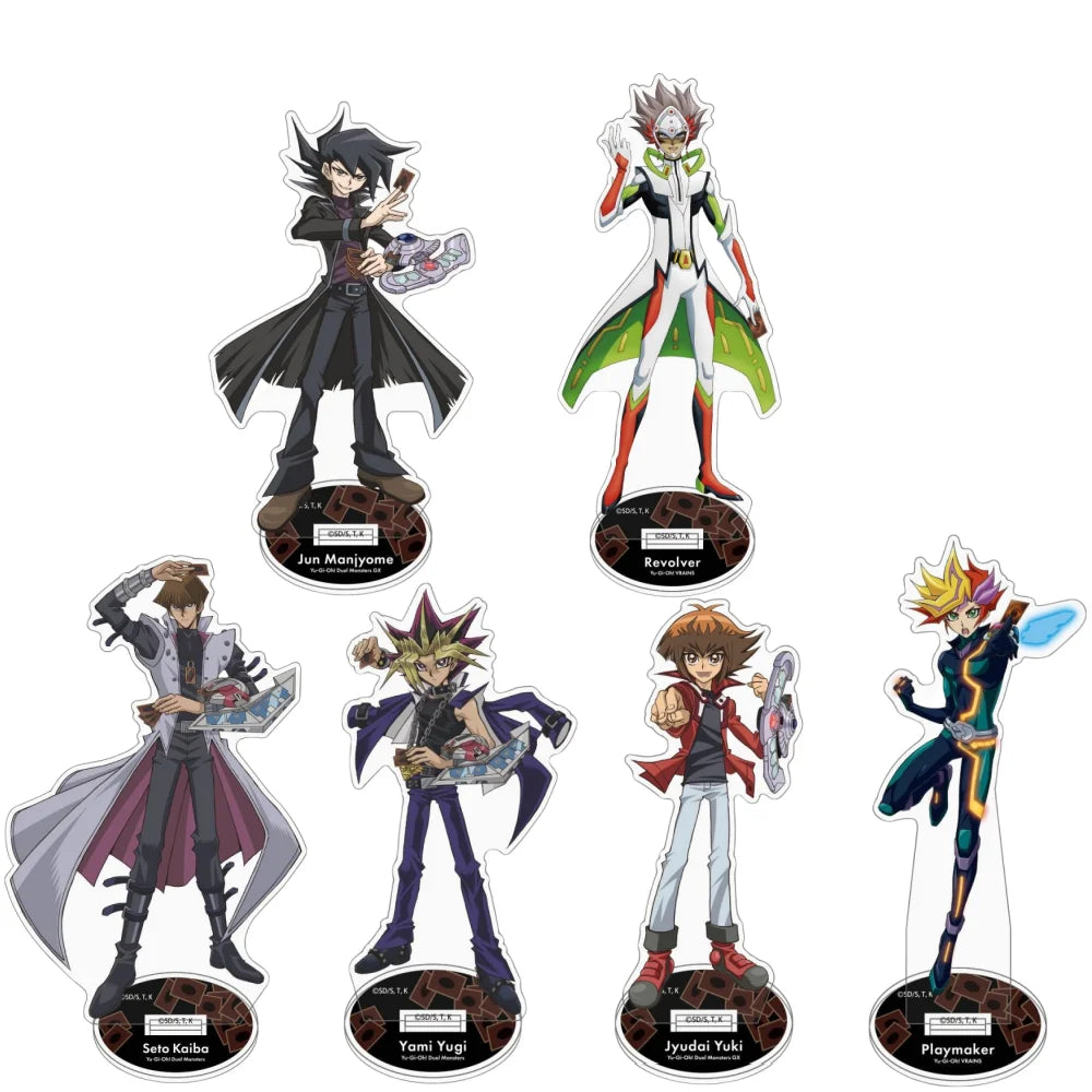 Anime Fans Gifts Yu-Gi-Oh! Vrains Playmaker Vrains Re Yami Yugi HD Character Acrylic Stand Desktop Decoration Series About 15cm