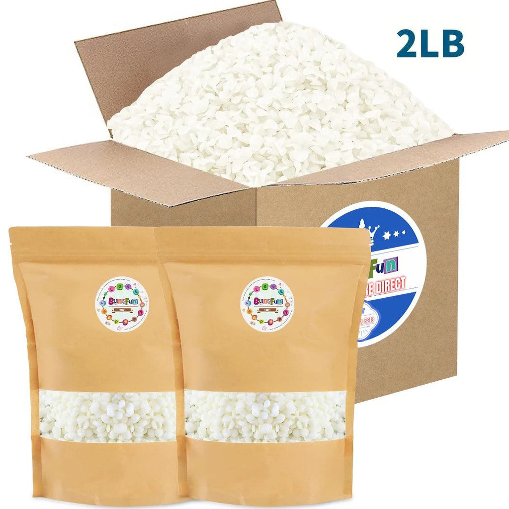 1LB/2LB/5LB 100% Soy Wax, Yellow Beeswax, White Beeswax, Soft Chunks and Pellets, Perfect for Sccented Candle and Wax Products