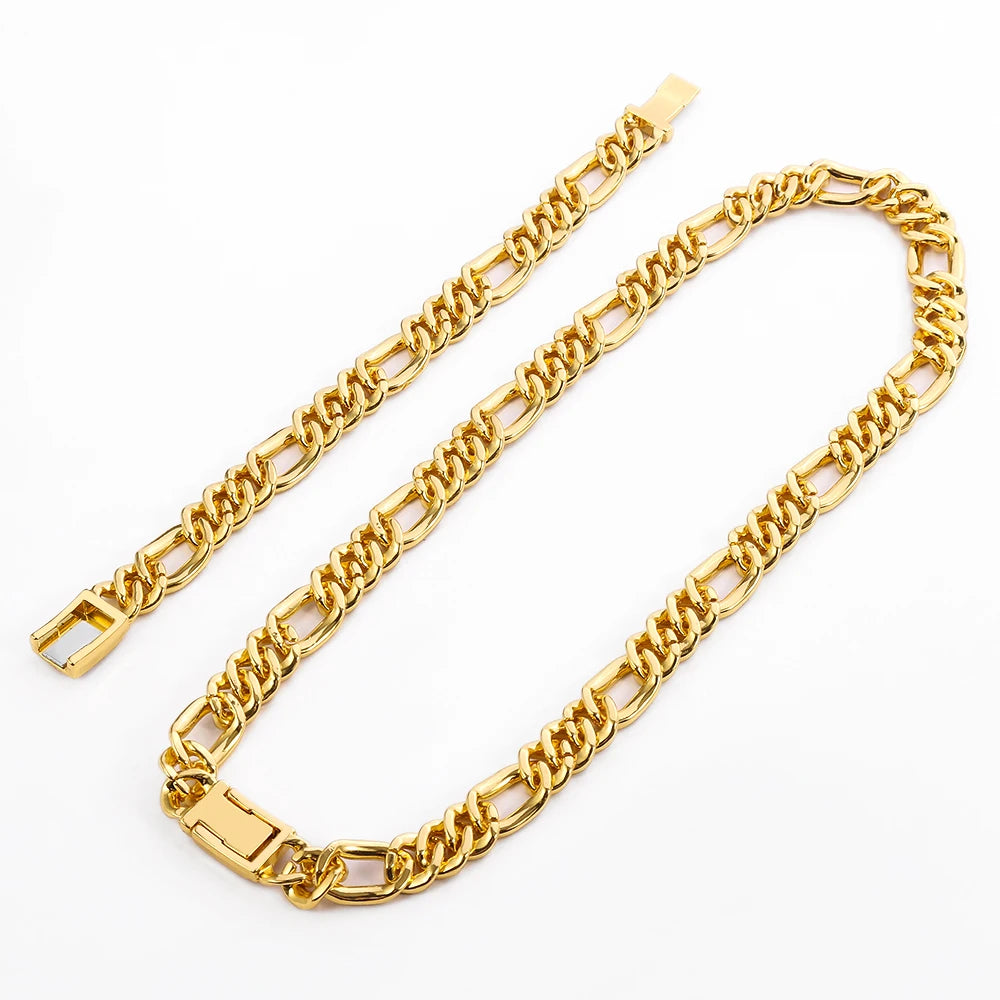 Men Women Hip hop Iced Out Bling Chain Necklace High quality width Miami Cuban Chain HipHop Necklaces Fashion Jewelry