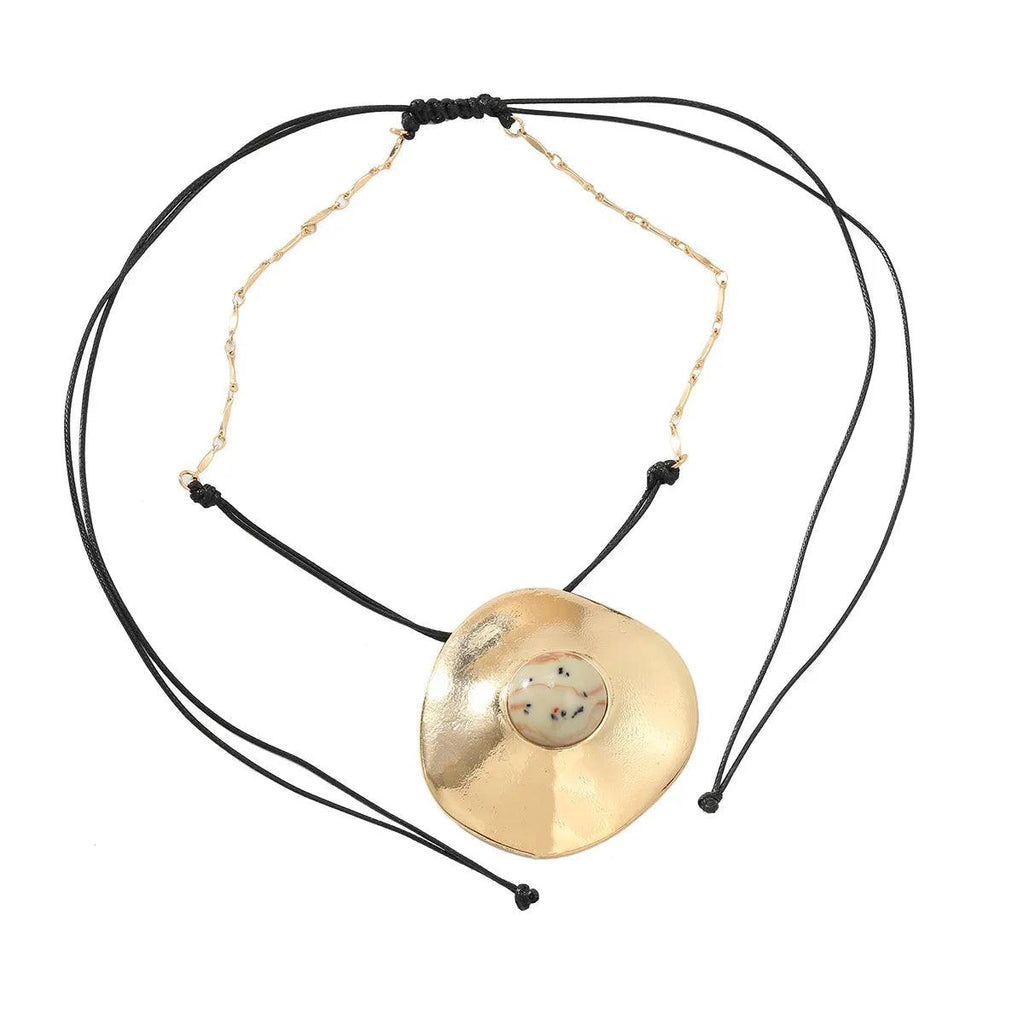 Vedawas 2024 New Alloy flower stone beaded necklace,Exaggerated Elegant Banquet Weedding Women Accessories