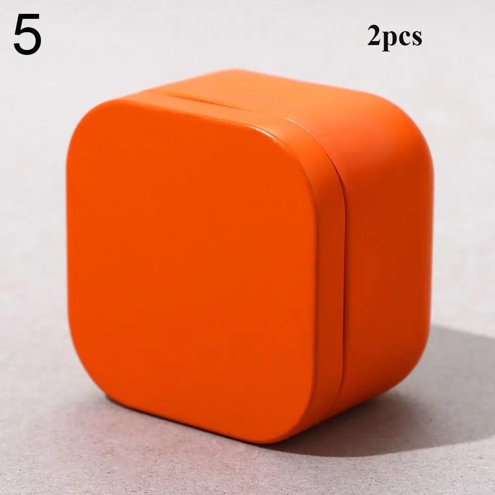 Portable Aluminum Tin Square Shape Jar Cosmetic Container Refillable Bottles Tea Cans Metal Box Candle Jars Candy Packaging Box - Winord