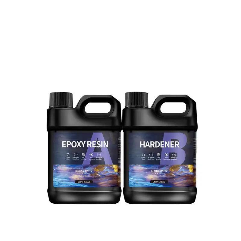 500/1000ml 1:1 AB Resin Epoxy Glue High Adhesive Hardener Crystal Glue Jewelry Making Transparent Mixed Clear DIY Resin Craft
