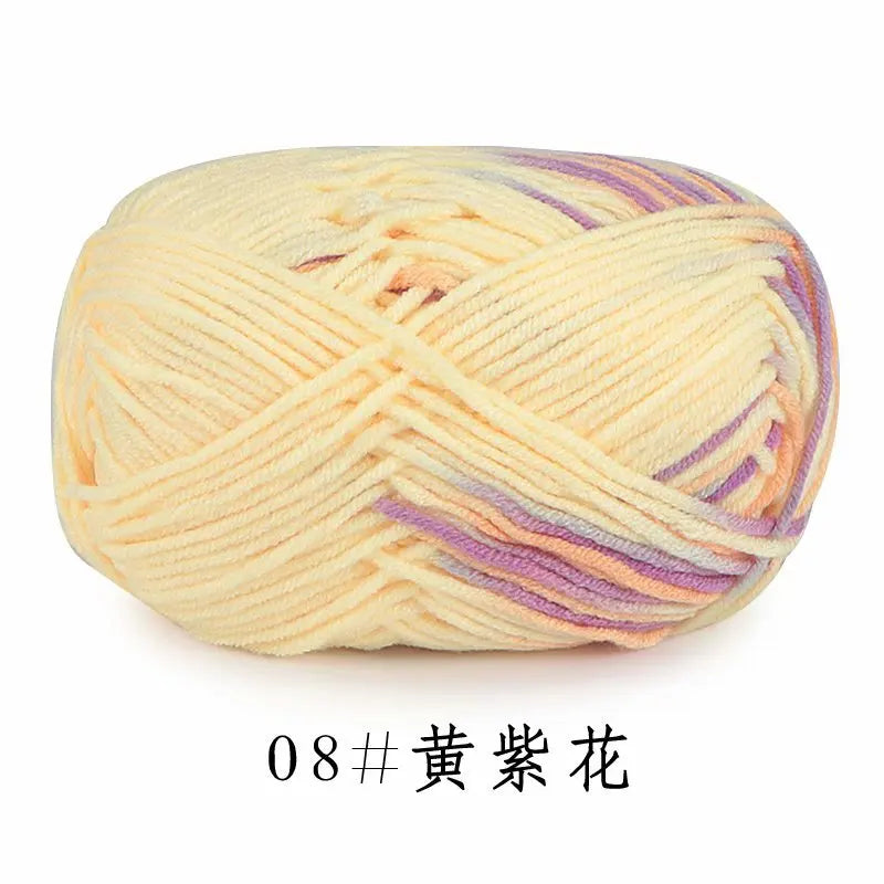 Milk Cotton Five Strand Gradual Change Wool Baby Knitting