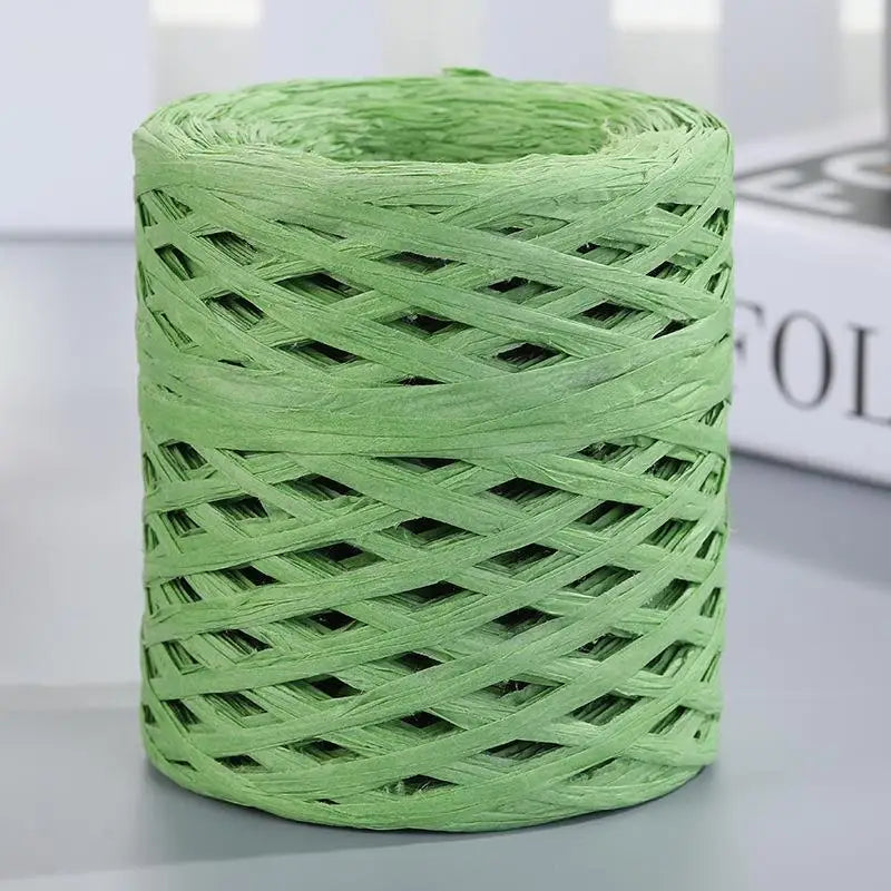 Natural Raffia Straw Yarn For Knitting Crochet Sunhat Bag