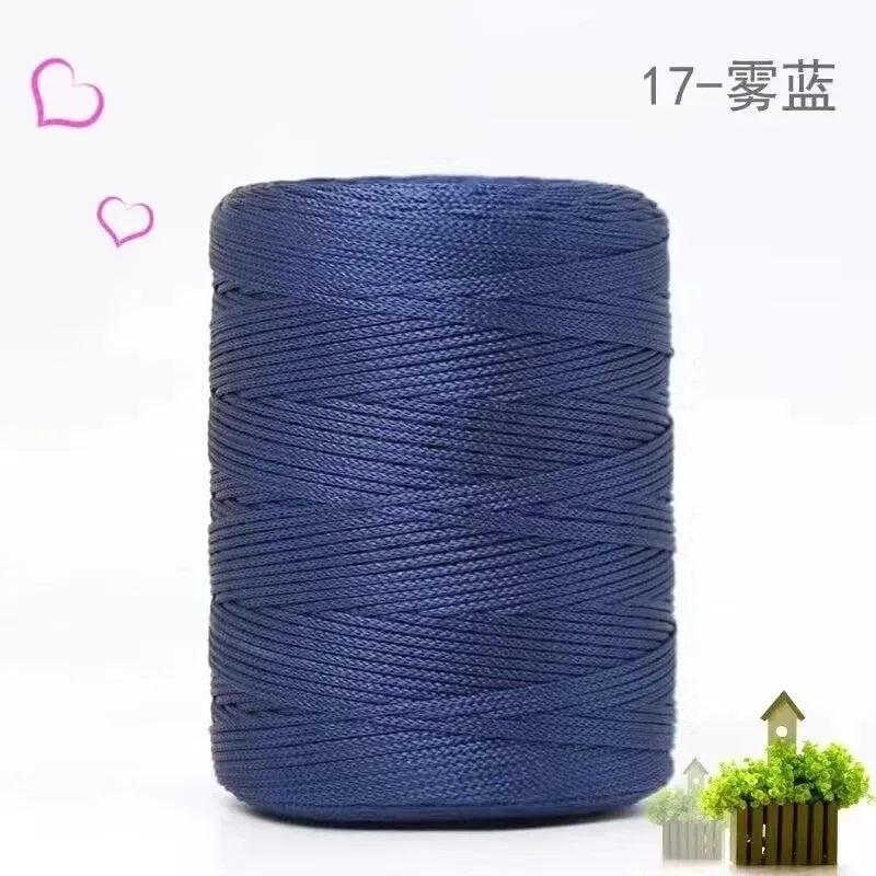 100g 230M Ice Silk Bright Yarn Thin Ice Blended Braided Thread for DIY Hand Knitting and Crocheting Projects
