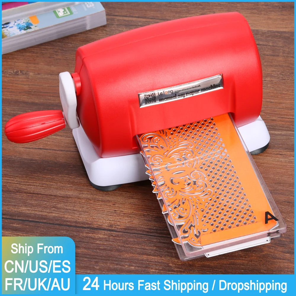 DIY Dies Embossing Machine Scrapbooking Cutter Dies Machine Paper Card Making Craft Tool Die-Cut Green White