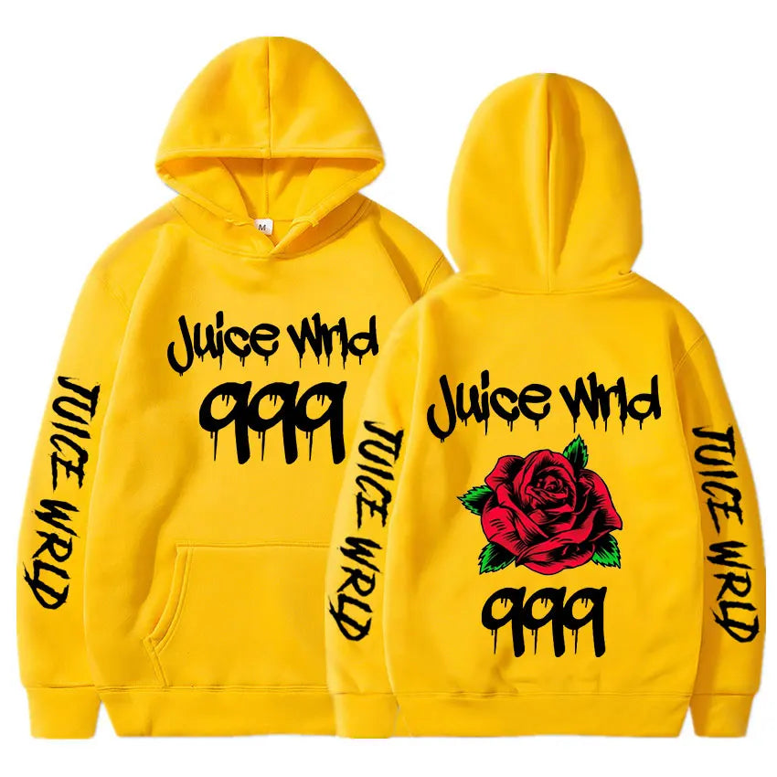 Juice WRLD Hoodies Men Women Hooded Sweatshirts Fashion Hip Hop Casual Pullovers Autumn Boys Girls Black Streetwear Juicewrld