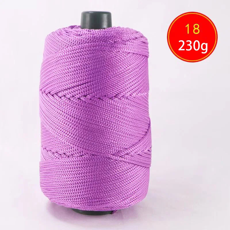 Lightweight Ice Silk Thread 225g Handcrafted Yarn for Summer Hats Storage Baskets and Seat Cushions