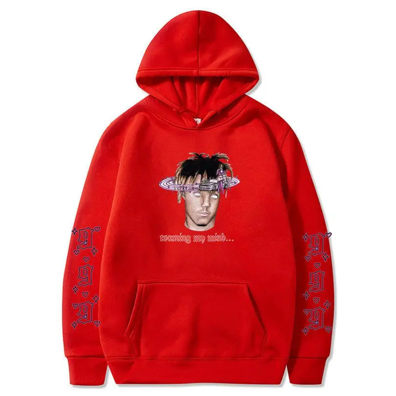 Rapper Juice Wrld 999 Letter Printed Hoodie Y2k Women's Casual Fashion Sportswear Autumn/Winter Hoodie Men's Women's Clothing