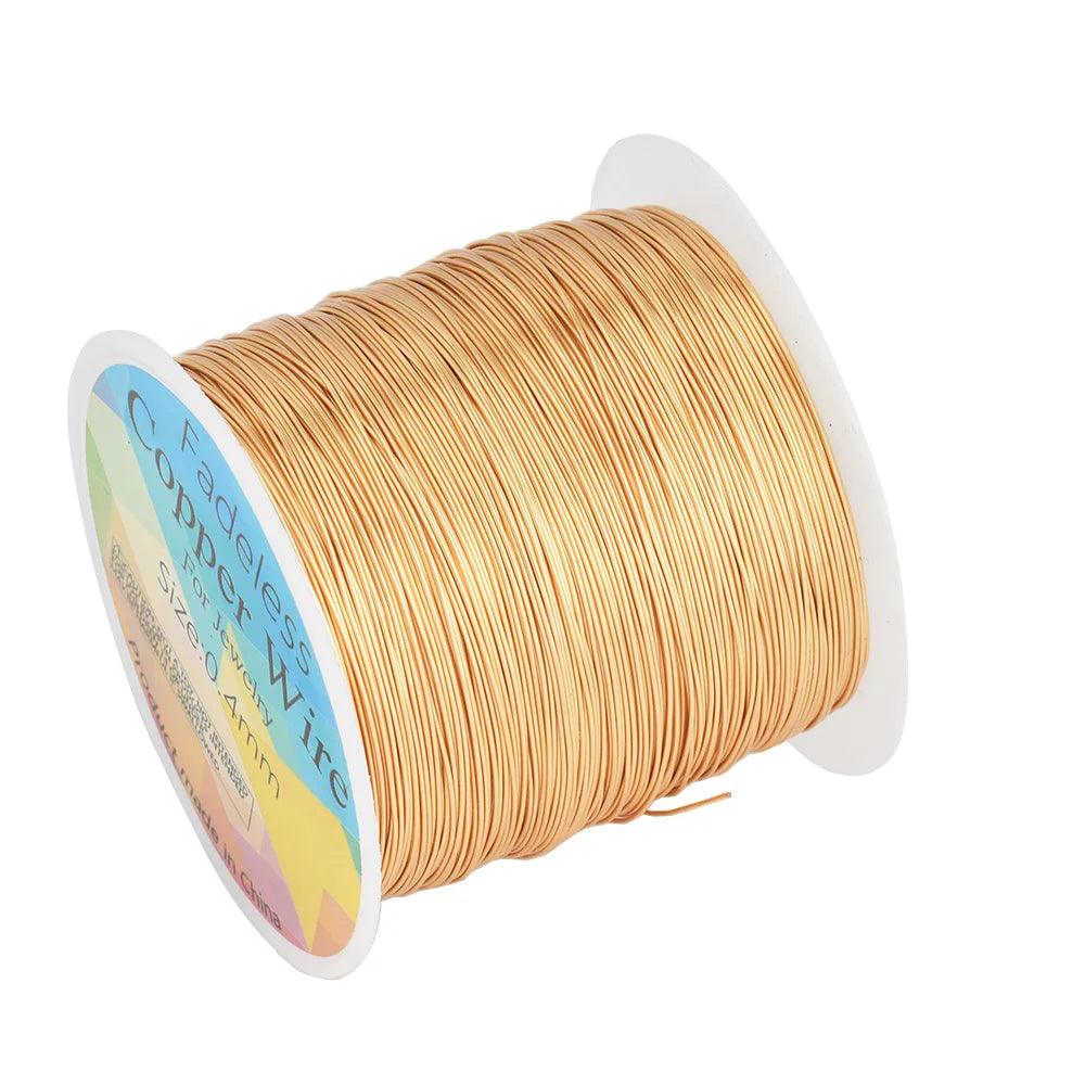 100M/roll Copper Wire 0.3/0.4/0.5mm Beading Cord DIY For Jewelry Making Accessories