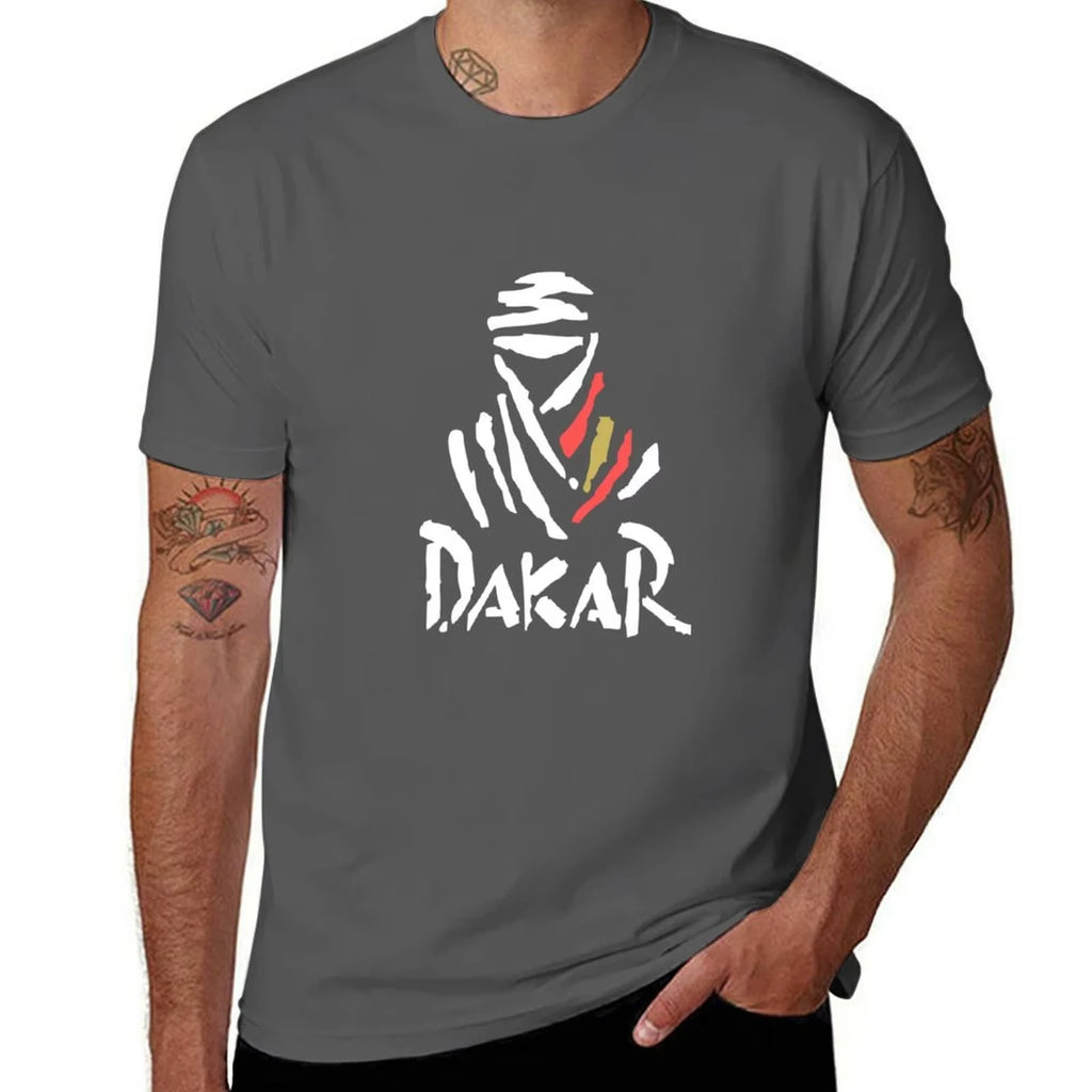 Dakar Spain Anime T-Shirt Quick-Drying Graphic Tee for Sports Fans and Rappers