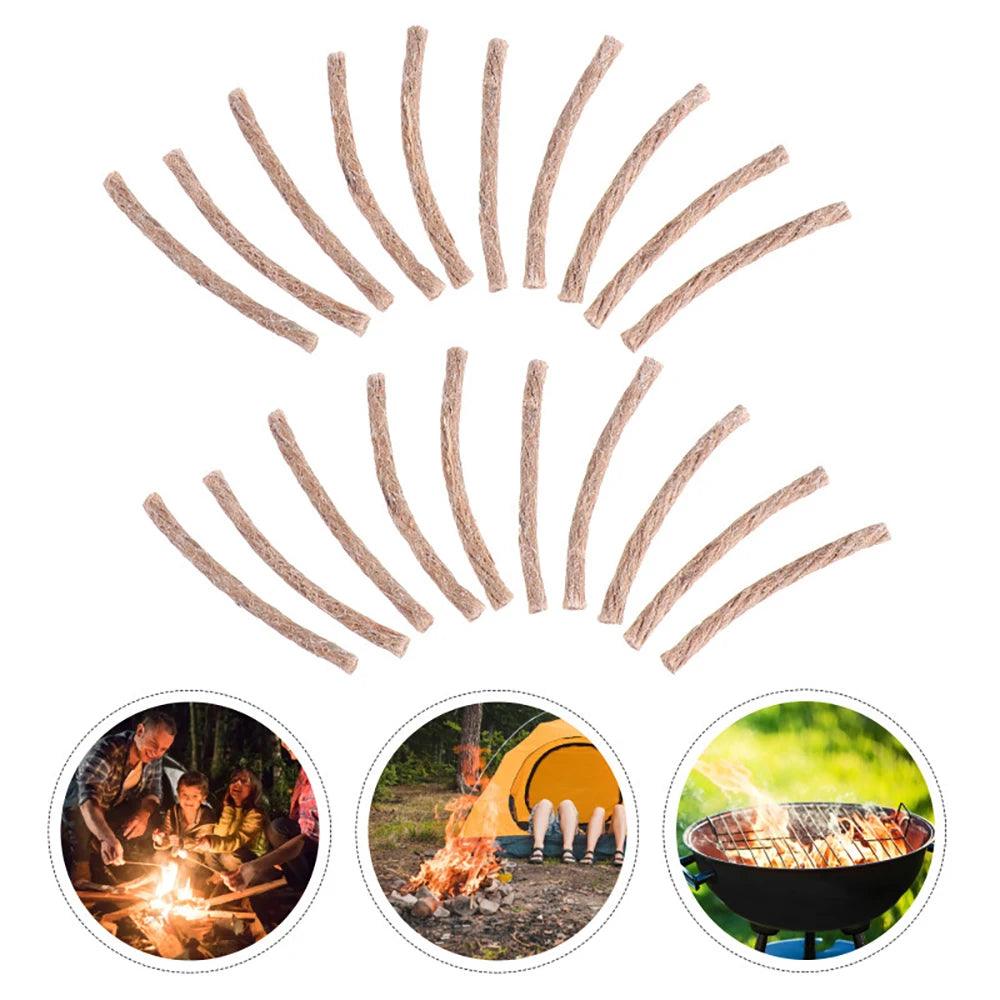 Survival Artificial Wick Cord Camping Lighter Cord Rope Starters Outdoor Lighters Beeswax Hemp Rope Outdoor Survival Equipment