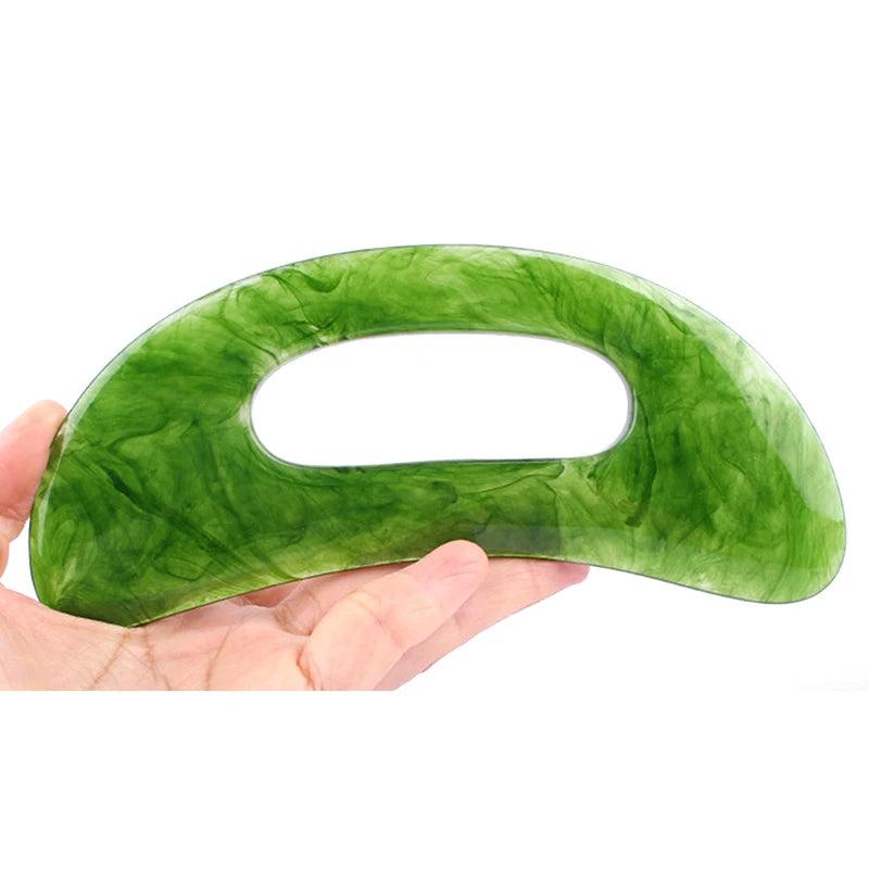 1Pcs For Face Neck Back Body Acupuncture Pressure Massage Guasha Board Guasha Board Natural Resin Beeswax Massager Scraper Tool