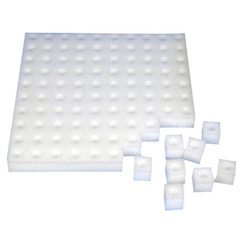 100Pcs/sheet Hydroponic plant Sponge Garden Cultivation Seedling Soilless Culture Planting tools Vegetables Nursery Pots trays