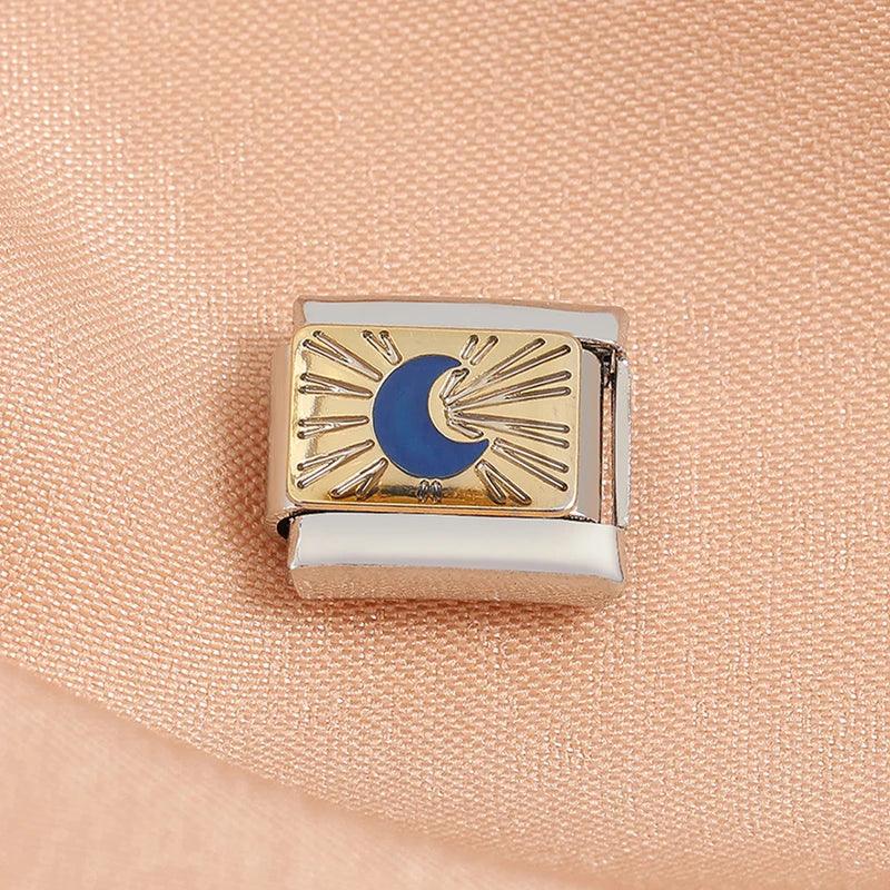 Fashion Eye Star Cute Animals Star Fish Spider Poker Queens Friendship Charm Italian Link Fit 9mm Bracelet Making DIY Jewelry