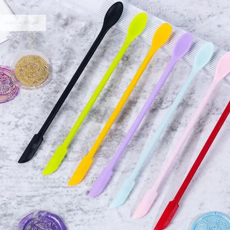 Silicone Stir Sticks DIY Jewelry Making Tools Epoxy Resin Glue Pigment Mixing Tools Stirring Rods Easy To Clean Epoxy Resin Tool - Winord