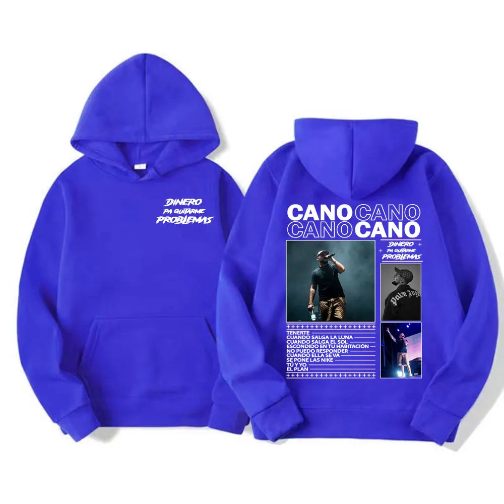 Rapper Cano Triana New Album 2025 Tour Merch Hoodies Men Women Harajuku Fashion Trending Sweatshirt Casual High Quality Pullover