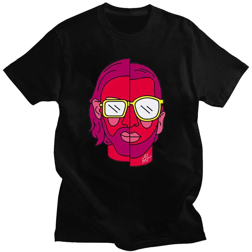 Le Monde Chico Graphic Print T Shirt for Men and Women Hip Hop Fashion Short Sleeve Streetwear Tee