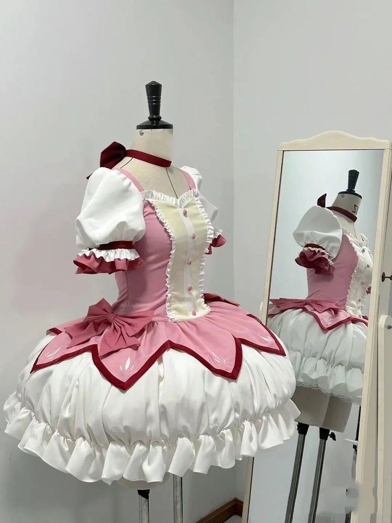 Puella Magi Madoka Magica Deer Eye Circle cosplay cosplay, round god cosplay, female combat anime costume