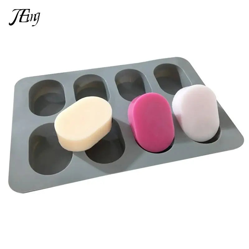 Multi-function Soap Molds Handmade Craft Soap Making Oval Moule Savon Pudding Candy Mold