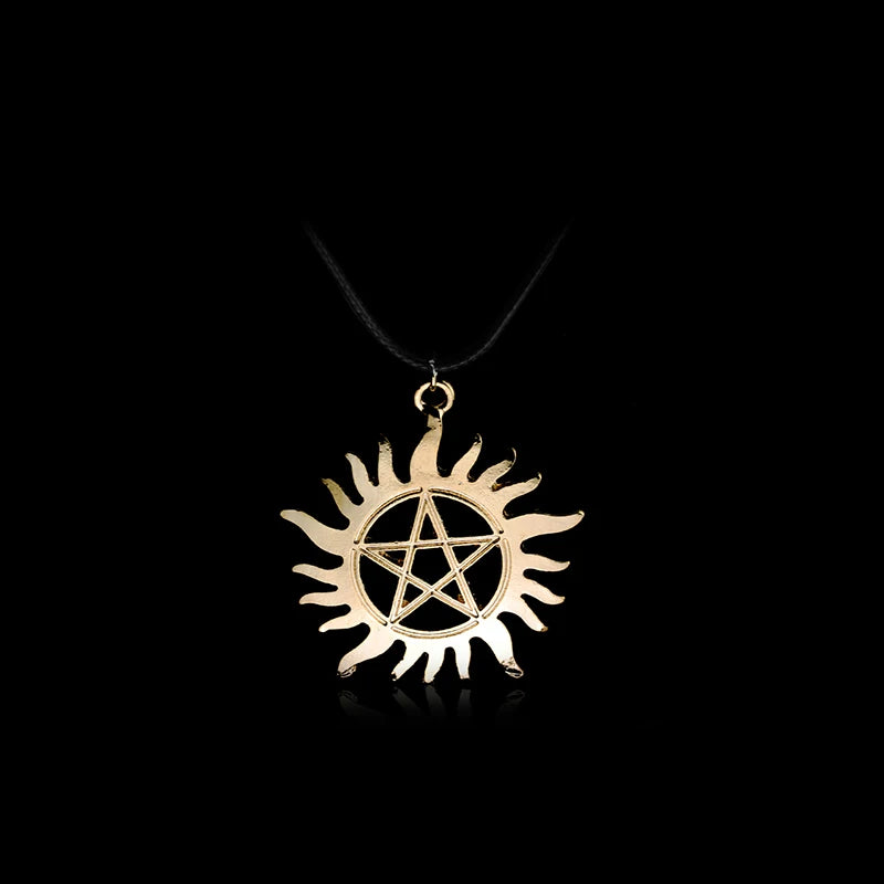 Angel Wicca Dean Winchester Jensen Ackles Supernatural amulet pendant necklace Drop Ship