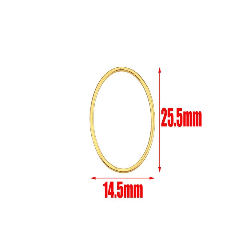 10pcs Stainless Steel Charms Connectors Hollow Frame Bezel Cross Moon for DIY Casting Necklaces Earrings Jewelry Making Supplies