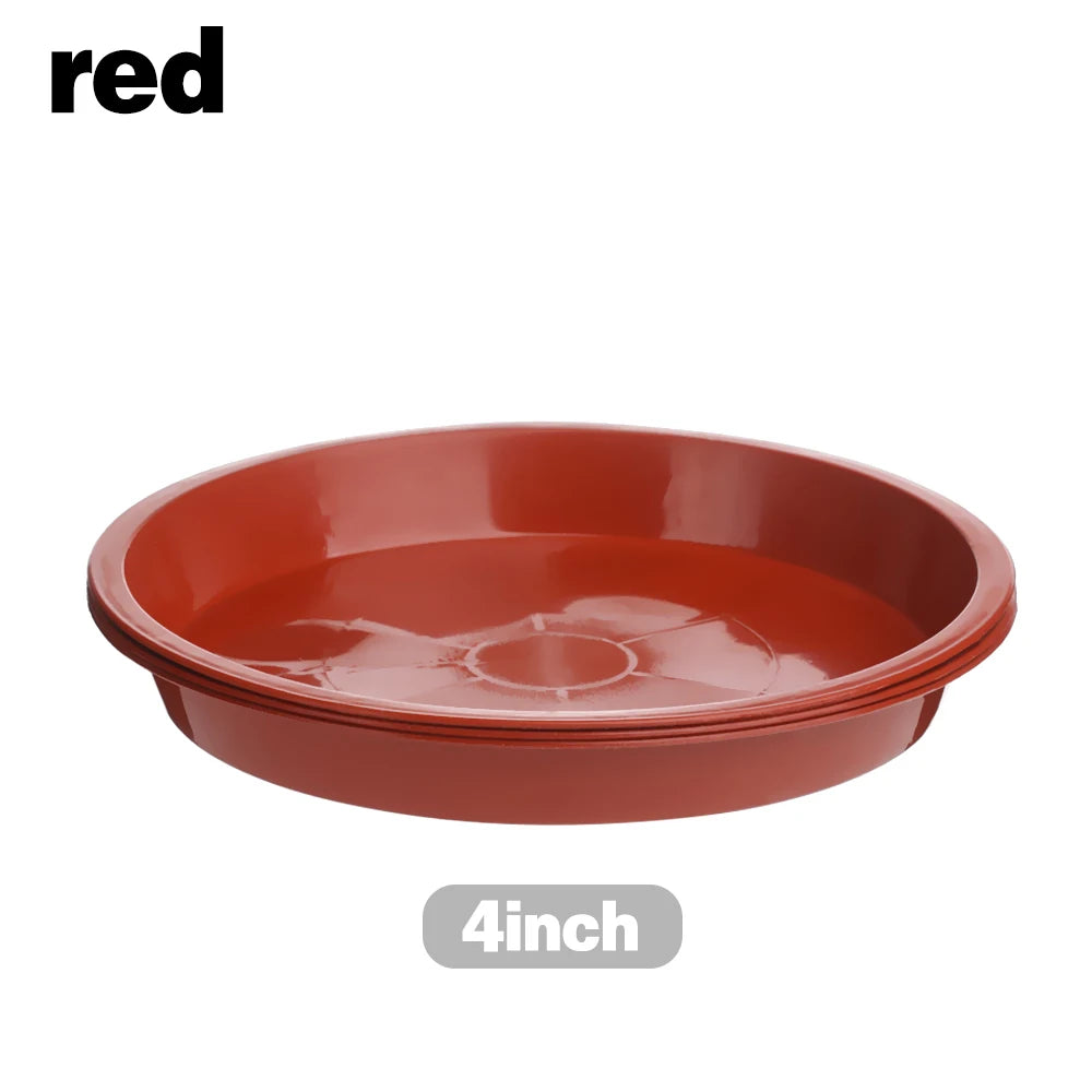3Pcs Plant Saucer 4/6/7/8/10 inch Drip Trays Plastic Tray Saucers Indoor Outdoor Flower Pot Round