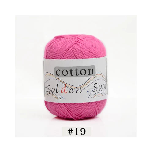 100 Percent Cotton Yarn for Hand Knitting and Crochet 8 Ply Worsted Soft Yarn for Sweaters and Blankets 50g 200m