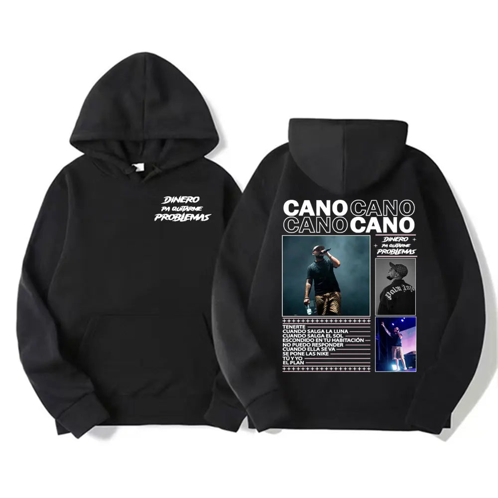 Rapper Cano Triana New Album 2025 Tour Merch Hoodies Men Women Harajuku Fashion Trending Sweatshirt Casual High Quality Pullover