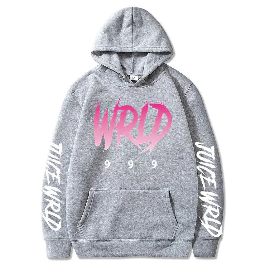 Rapper Juice Wrld 999 Letter Printed Hoodie Y2k Women's Casual Fashion Sportswear Autumn/Winter Hoodie Men's Women's Clothing