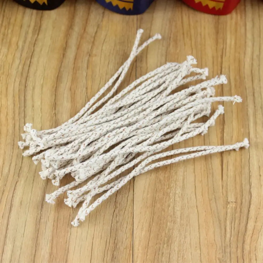 10Pcs Smokeless Candle Wick Universal DIY Lantern Cotton Wick Durable For Kerosene Lamp Alcohol Lamp Candle Core