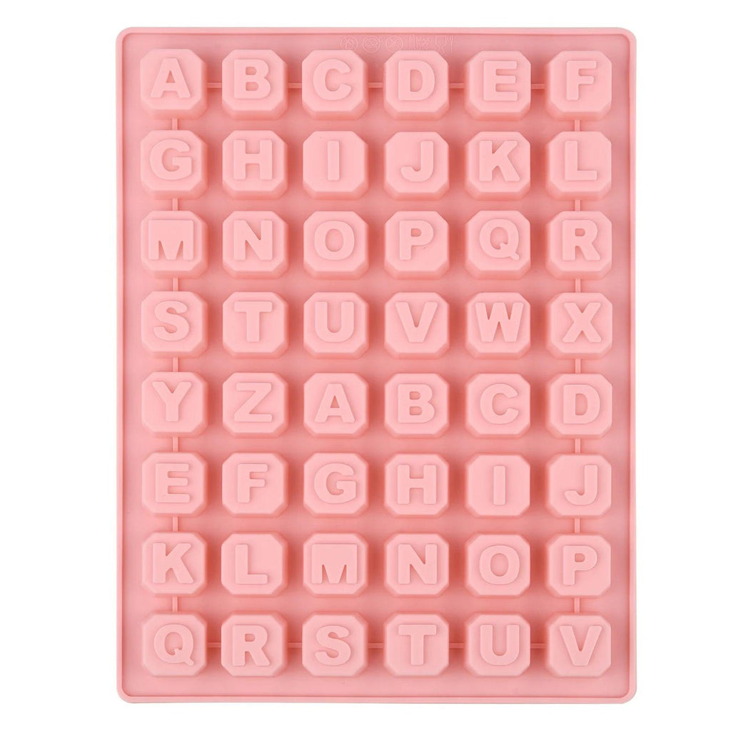 48 Letter Enghish Alphabet letter Silicone Mold Soap Mould Cake Cupcake bake Bakeware Chocolate Soap Diy Decorating Tools Mould