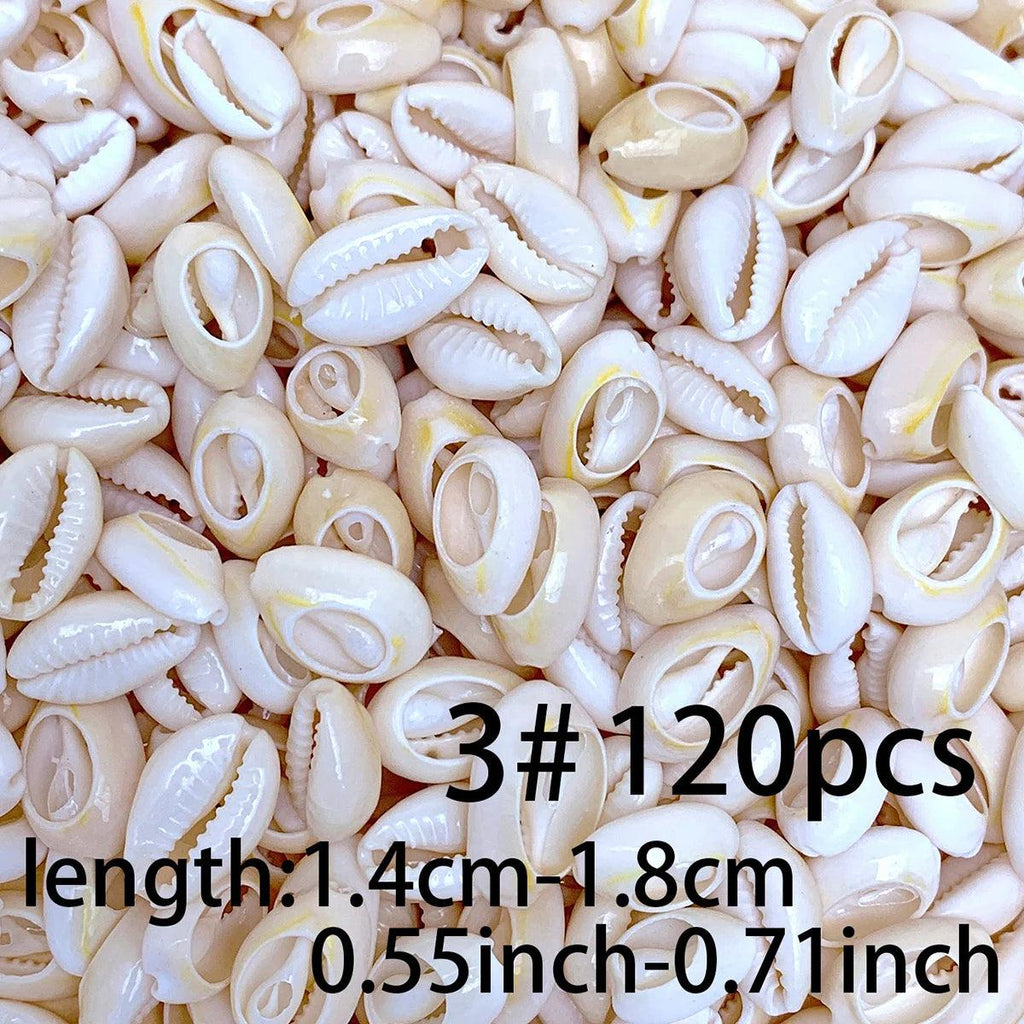 30/60/120pcs natural handmade diy with hole shell suitable for bracelet necklace earrings pendant jewelry accessories