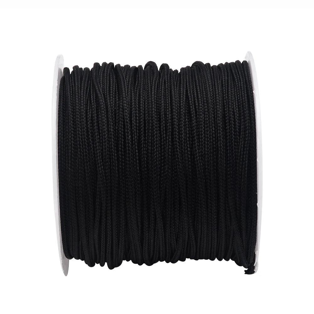 22 Yard 1.0mm Nylon Bead String Bracelet String Chinese Knot Braided Cord Kumihimo Macrame Thread For Keychain Jewelry Making