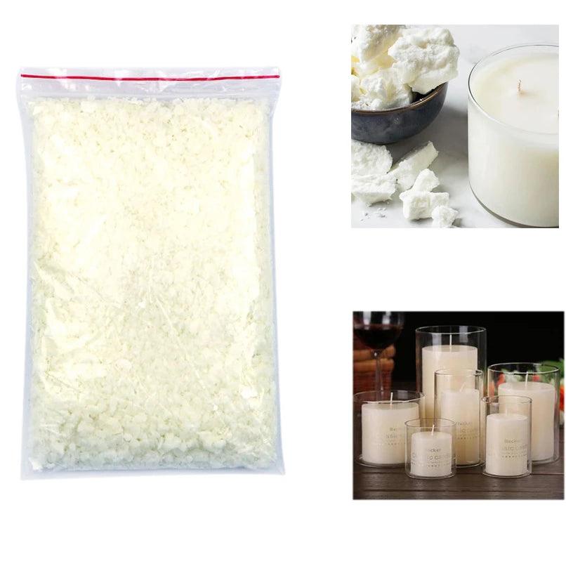 Pure Natural Raw Soy Wax/Coconut Wax for DIY Candle Making Supplies Waxed Handmade Scented Gift Candle Wax Material 50g/100g - Winord
