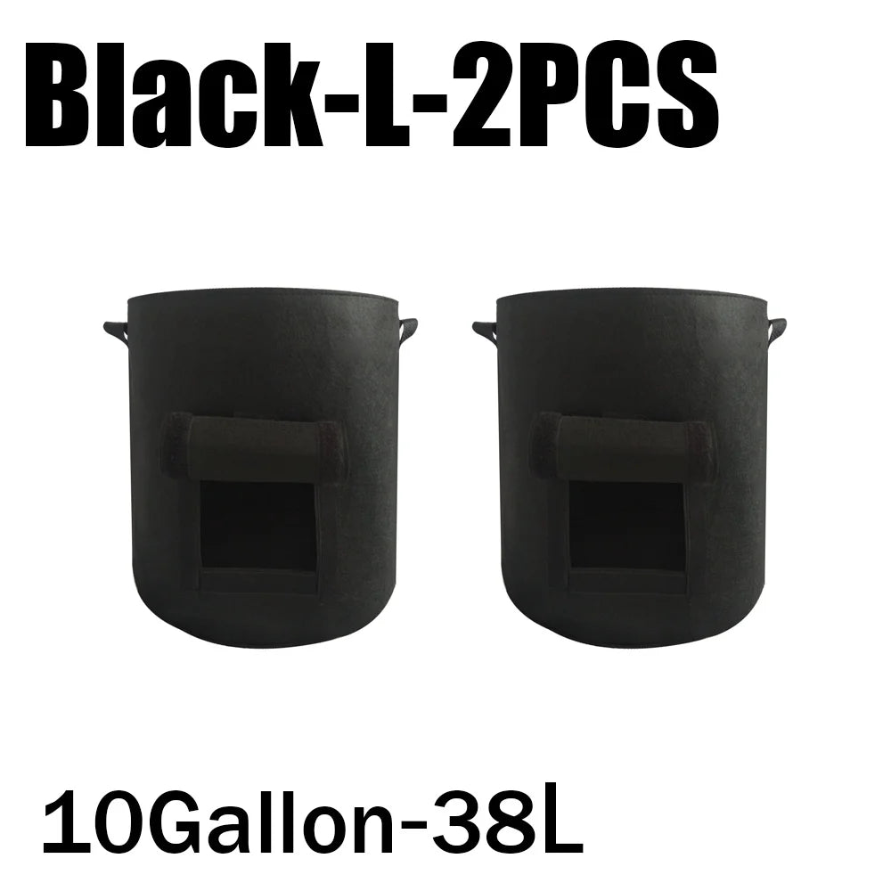 3Styles Felt plant grow bags nonwoven fabric garden potato pot greenhouse vegetable growing bags moisturizing vertical tools