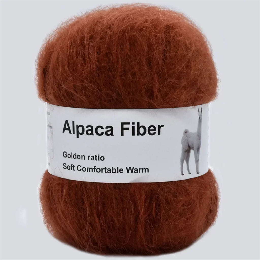 Alpaca Mohair Yarn Plush Thick Crochet Wool For Knitting