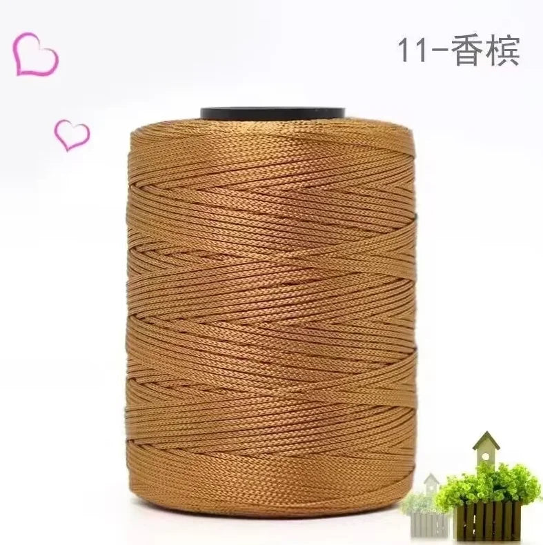 100g 230M Ice Silk Bright Yarn Thin Ice Blended Braided Thread for DIY Hand Knitting and Crocheting Projects