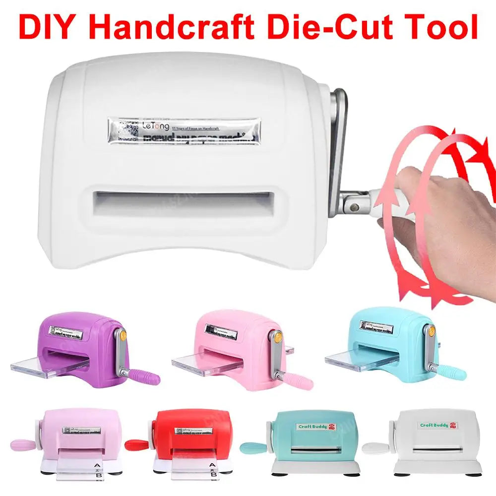 Die Cutting Embossing Machine Scrapbooking Cutter Die-Cut Paper Cutter Dies Paper Card Cutting Embossing Machine DIY Craft Tool