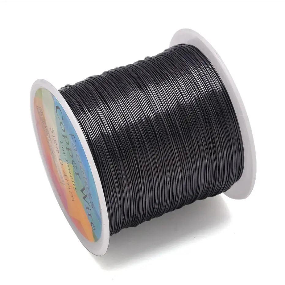 100M/roll Copper Wire 0.3/0.4/0.5mm Beading Cord DIY For Jewelry Making Accessories