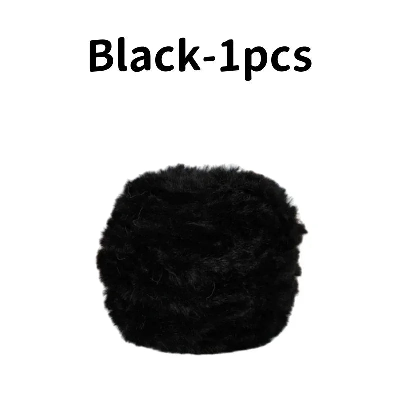 Super Soft Faux Fur Eyelash Yarn for Crochet and Knits 100g