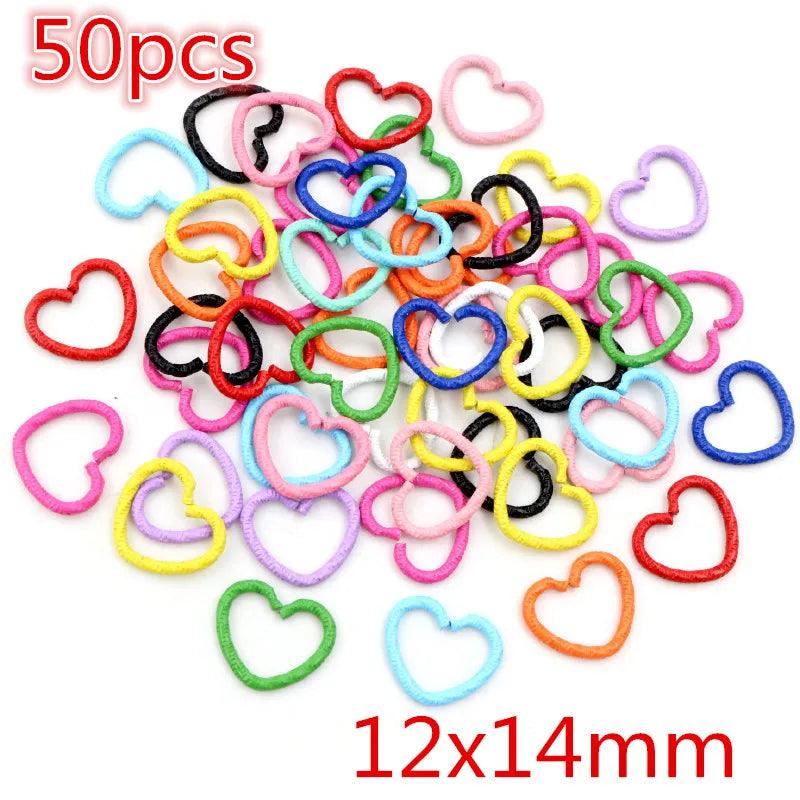 Colorful Mixed Alloy Split Jump Rings Lobster Clasp Eyelets Screw Pins Keychain DIY Jewelry Making Accessories Supplies