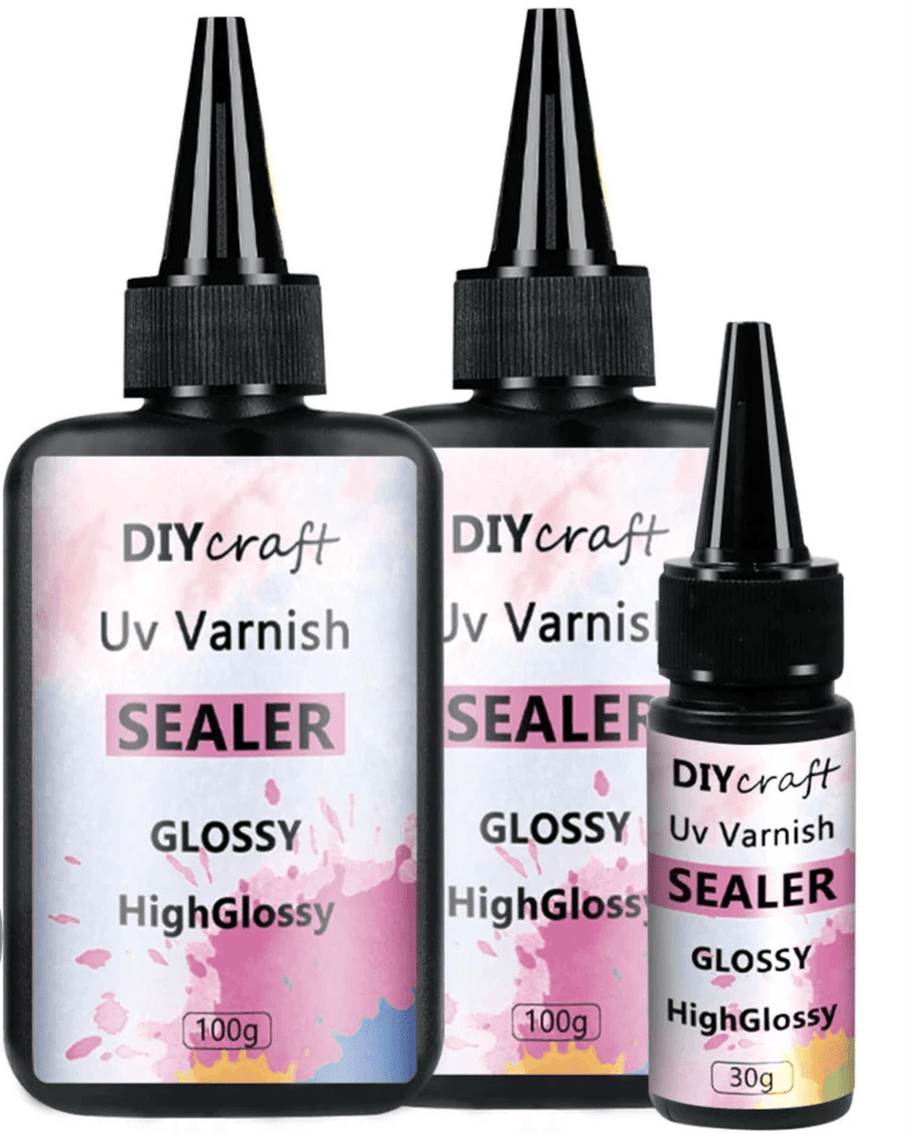 Hight Glossy Acrylic Art Varnish 100g, Clear Sealant Finish for UV Resin Protect Against Dust,Dirt and Scratches